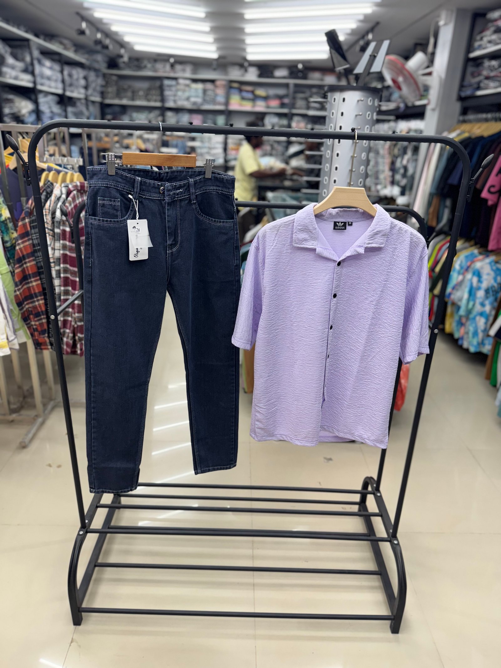 Mom Fit & Drop Shoulder Shirt