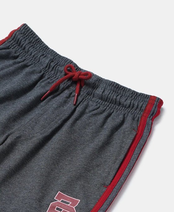 Cotton rich Graphic Printed shorts