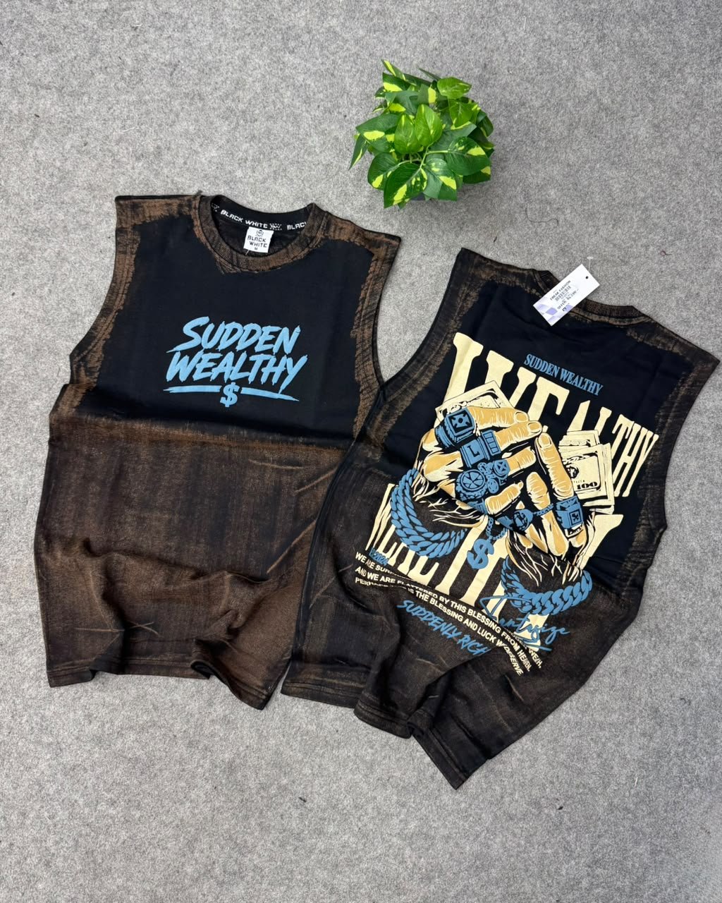 Acid Wash Sleeveless